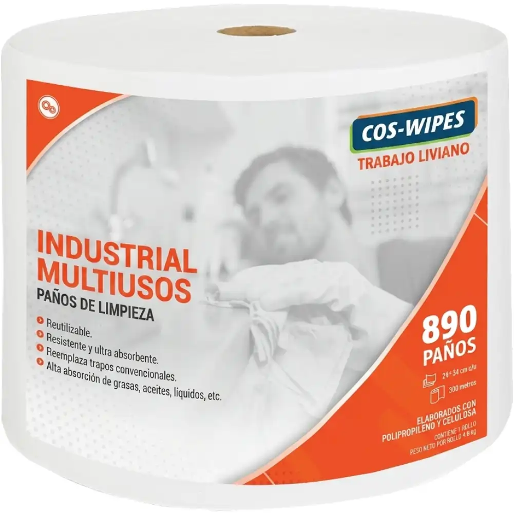 Paños COS-WIPES Jumbo Rollo C60